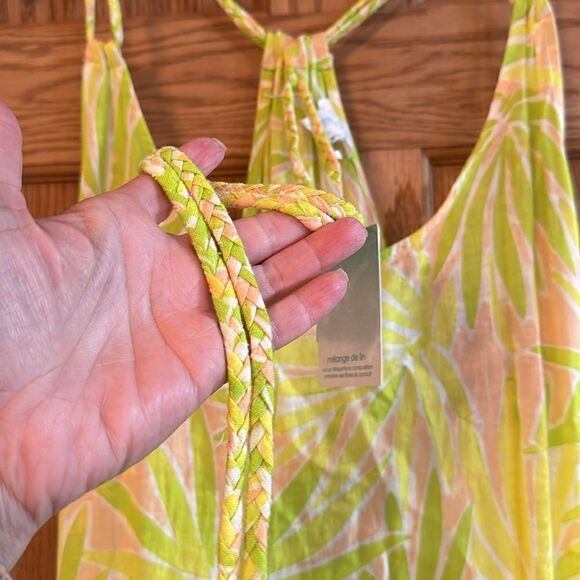 SIGRID OLSEN Linen Blend Maxi Dress *NEW* - Picture 11 of 15